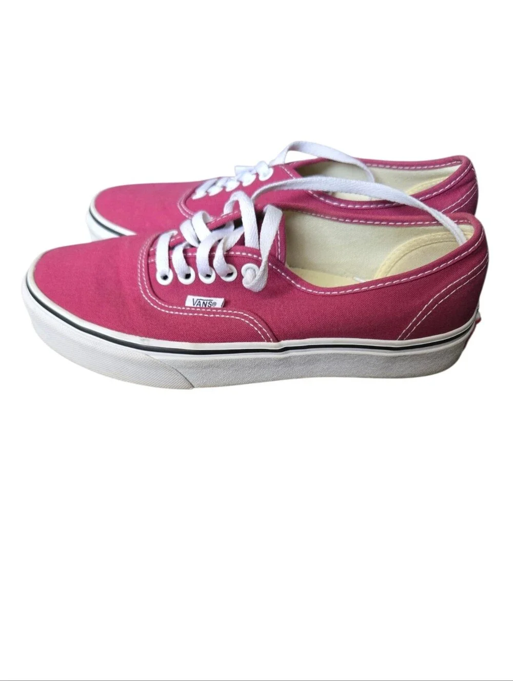 đź’– Vans Authentic Sneakers | Dry Rose / True White | Women's 8.5 - Picture 3 of 10
